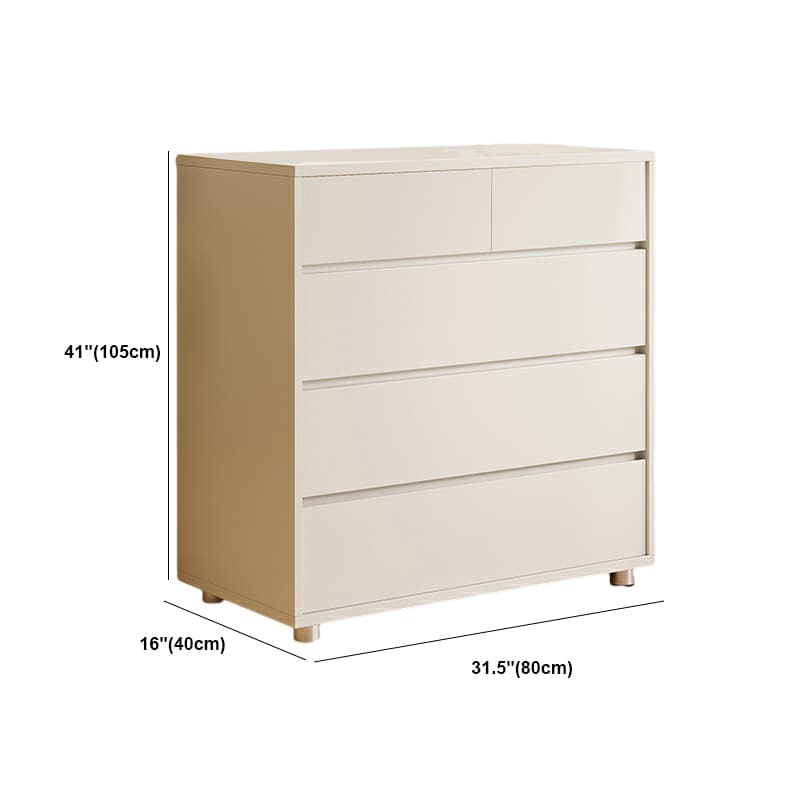 Modern White Wood Dressers with Soft-Close Drawers , Shelves Not Included - image 21