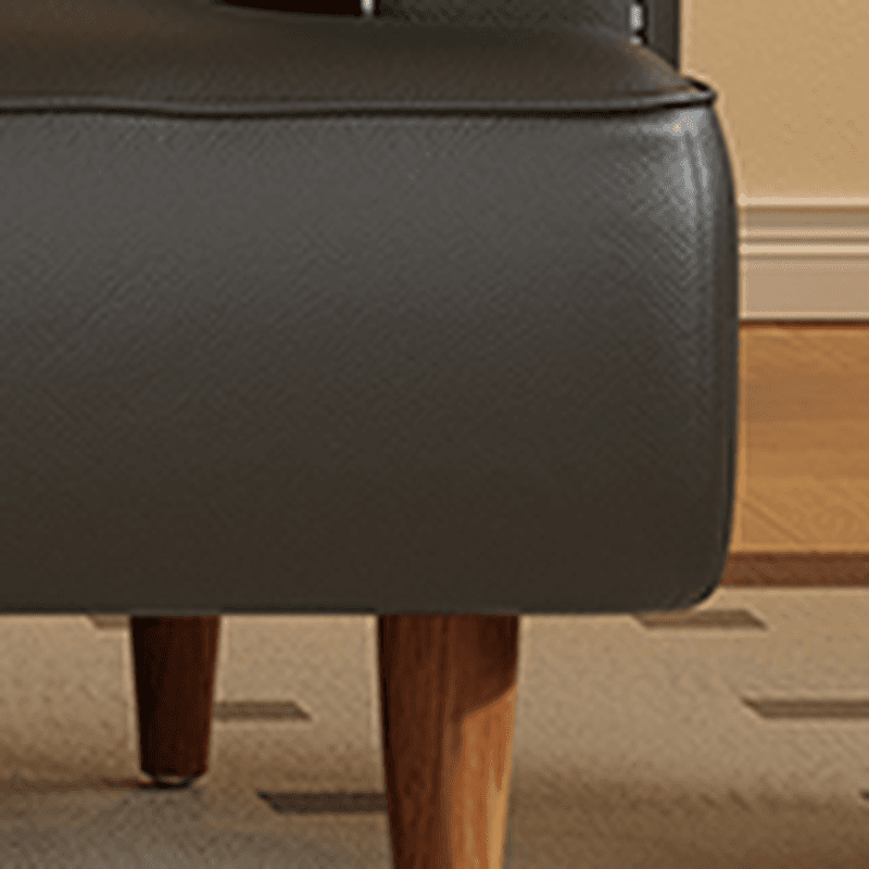 Drawing Room Stain Resistant Loveseat with Tufted Back in Taupe, 2-Person Seating, Receptacle Storage, and Recessed Arm thumbnail 12