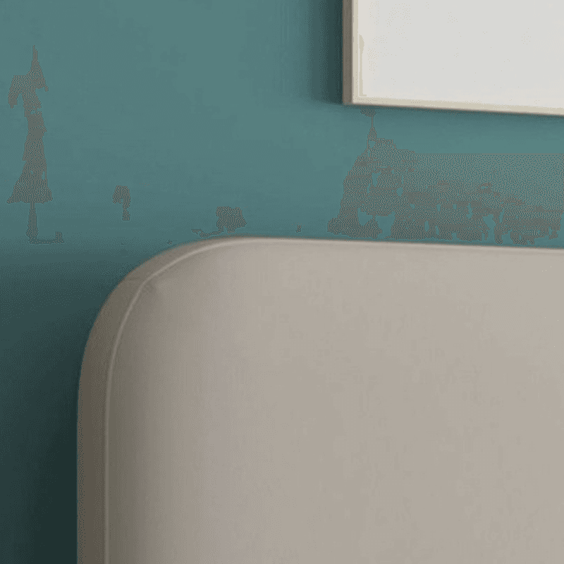 Trendy Panel Headboard in Natural Wood with No Distressing, Rectangle Shape for King/Queen/Full Bed, Sponge Upholstery Fill, Standard Height thumbnail 7