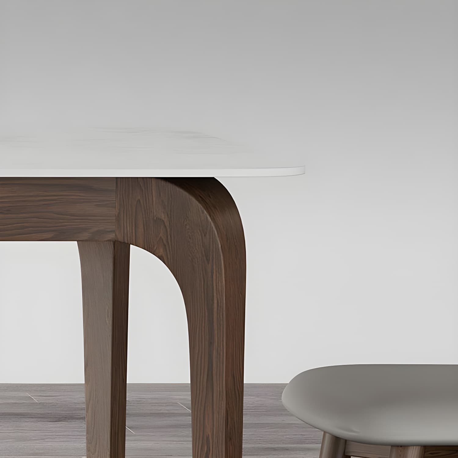Modern 1/4/5/6/7 Pieces Dining Set Rectangle Stone Dining Table for Kitchen thumbnail 7