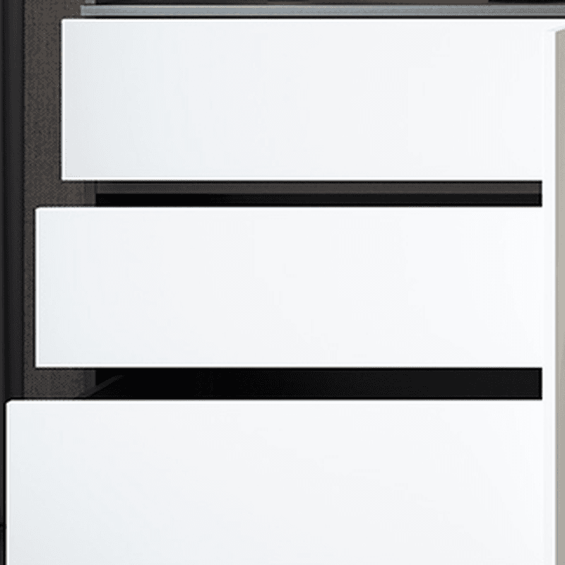 Standard/Wide Chalk 3 Drawers Closet 2 Shelves/1 Shelf Glass Doors Functional Storage Cabinet Sideboard thumbnail 8
