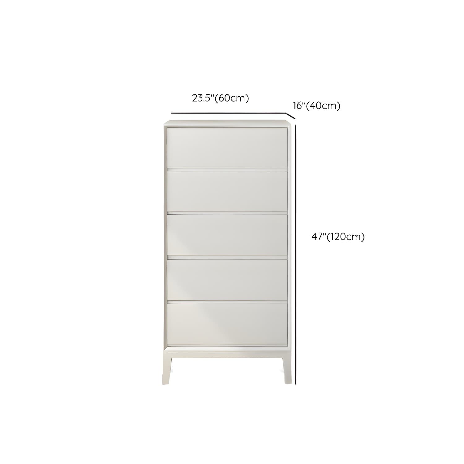 Pine Wood Modern Dresser with Soft Close Drawers - Compact and Stylish Bedroom Storage Solution thumbnail 12