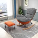 Color Orange Houndstooth