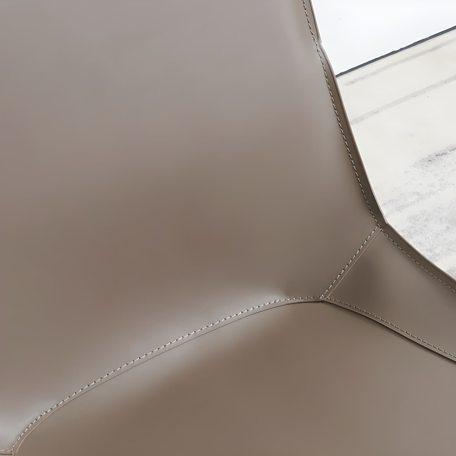 Designer Style Leather Dining Chair Matte Finish Parsons Dining Side Chair thumbnail 15