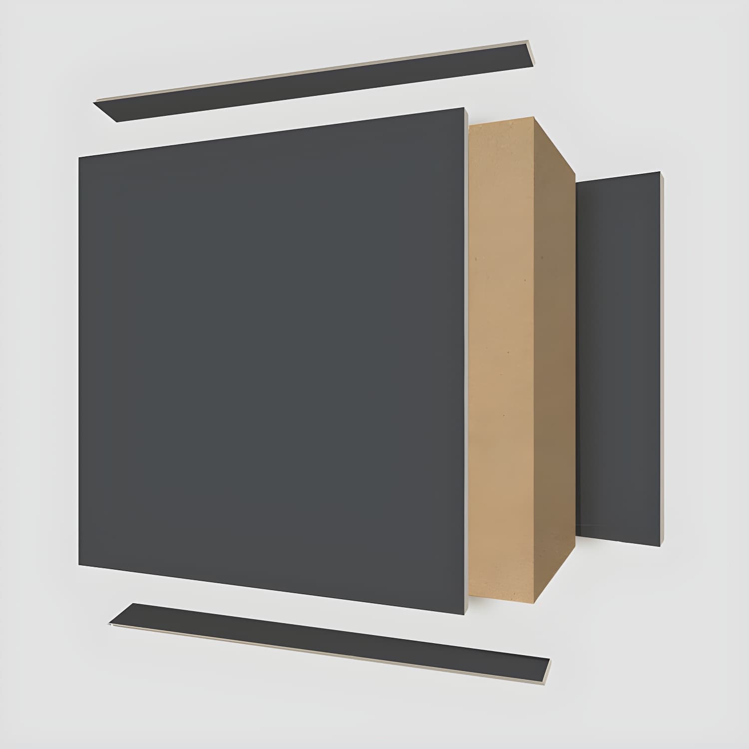 Artificial Wood Sideboard Glam Sideboard with Doors for Living Room thumbnail 13