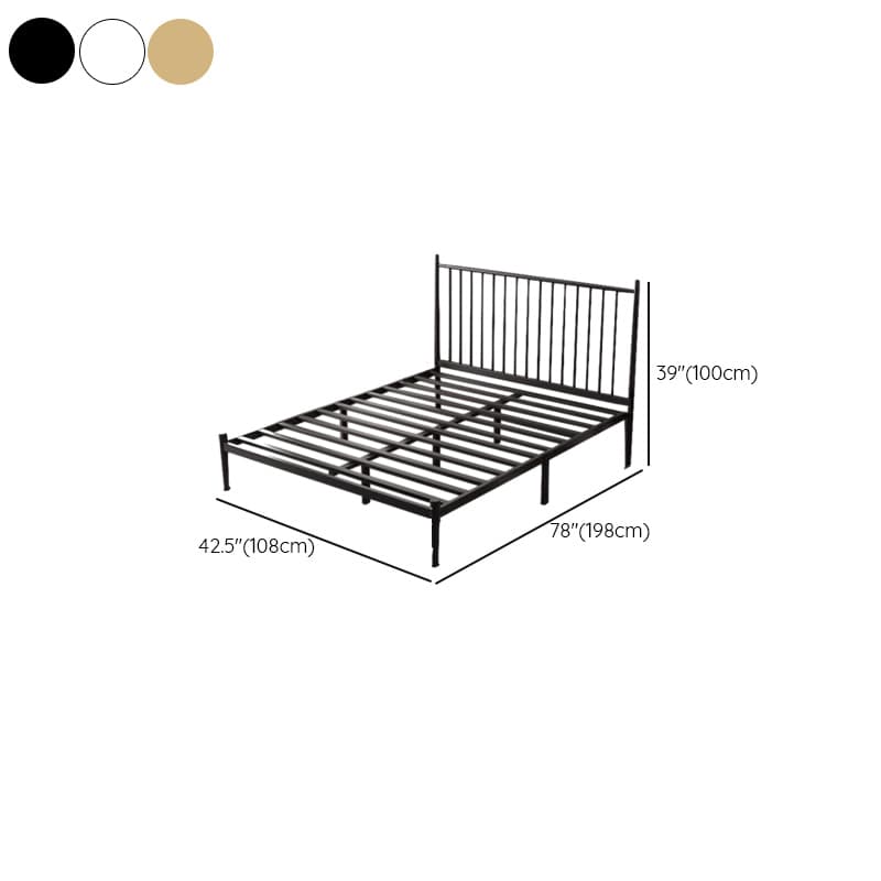 Solid Color Iron Slat Bed for Living Room thumbnail 11