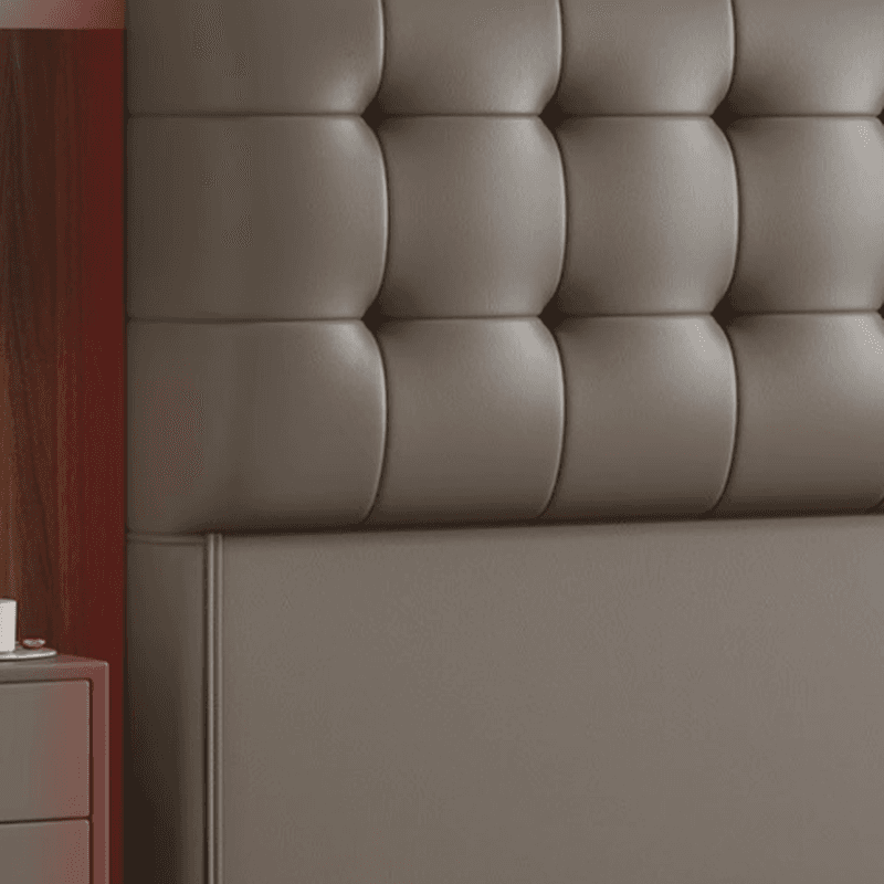 Trendy Panel Headboard with No Distressing, Piled Tufted Rectangle Design for King/Queen/Full Bed, Featuring Sponge Upholstery and Standard Height thumbnail 13