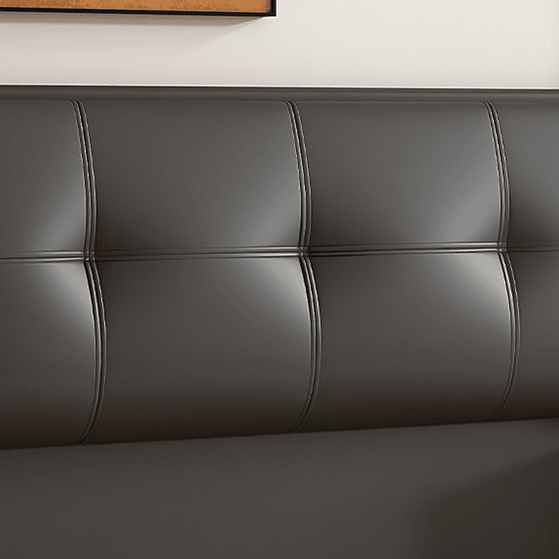 Simplistic Style Panel Headboard with No Distressing, Piled Tufted Rectangular Shape for King/Queen/Full Bed, Sponge Upholstery Fill, Standard Height thumbnail 11