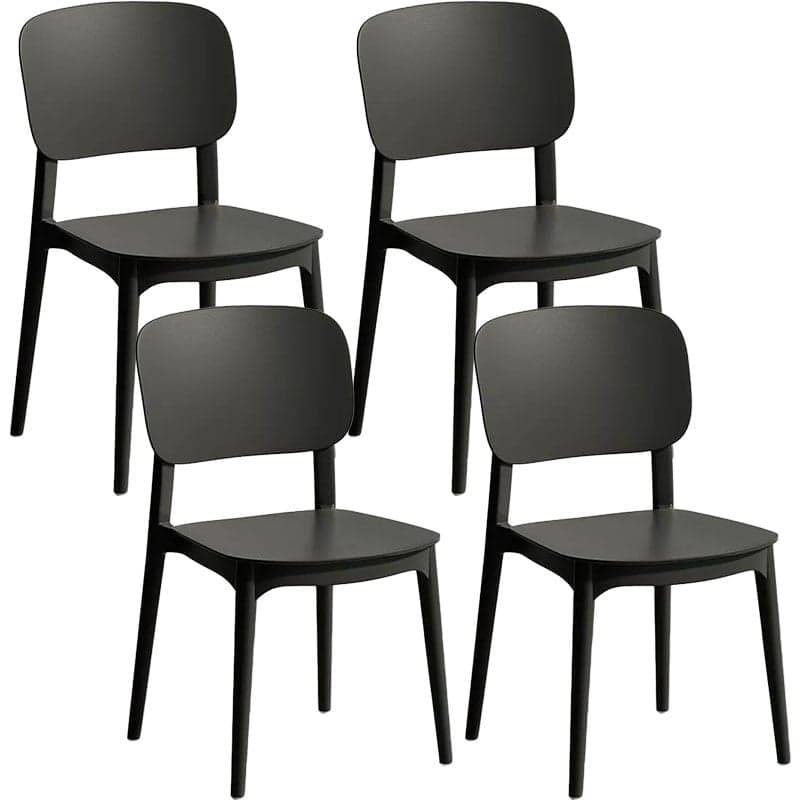 Scandinavian Style Stackable Kitchen&Dining Chair, Plastic and Non-Upholstered thumbnail 1