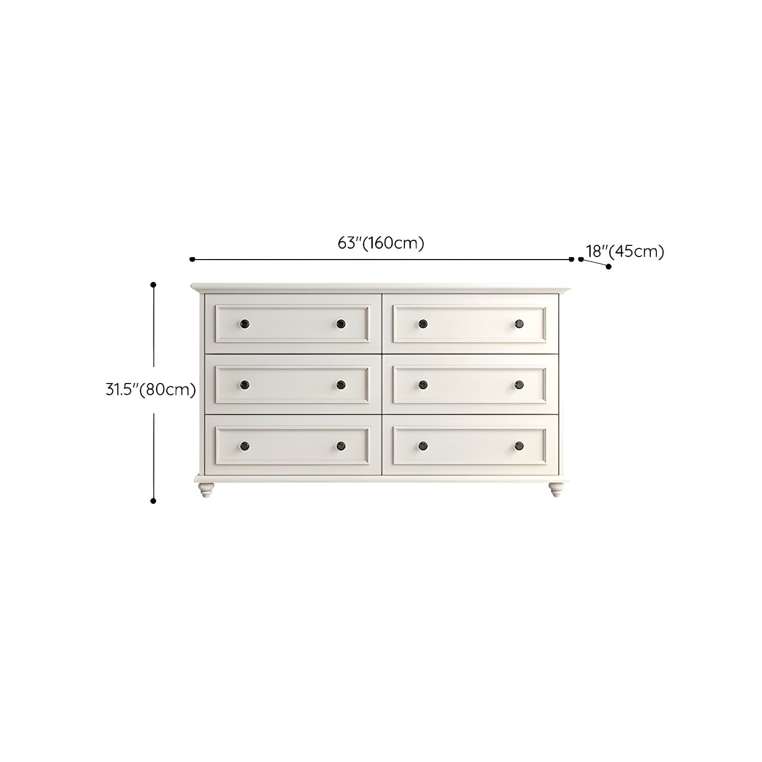 Solid Wood and Soft-Close Drawers Modern Chest with Wood Top thumbnail 21