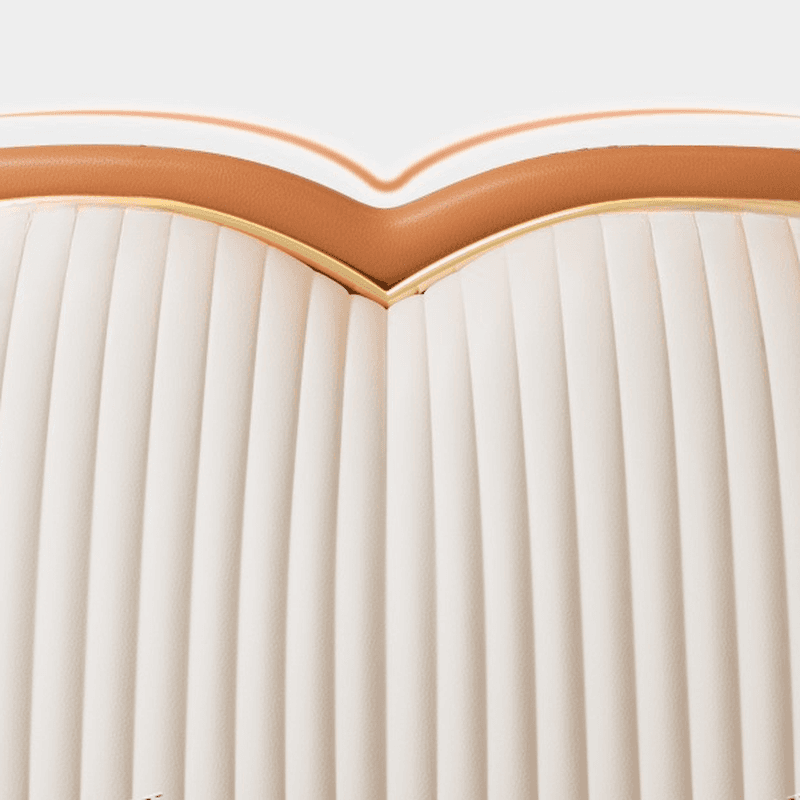 Modern Simple Style Wingback Headboard in Natural Wood for King/Queen/Full Bed with No Distressing, Sponge Upholstery, Free-standing Standard Height thumbnail 11