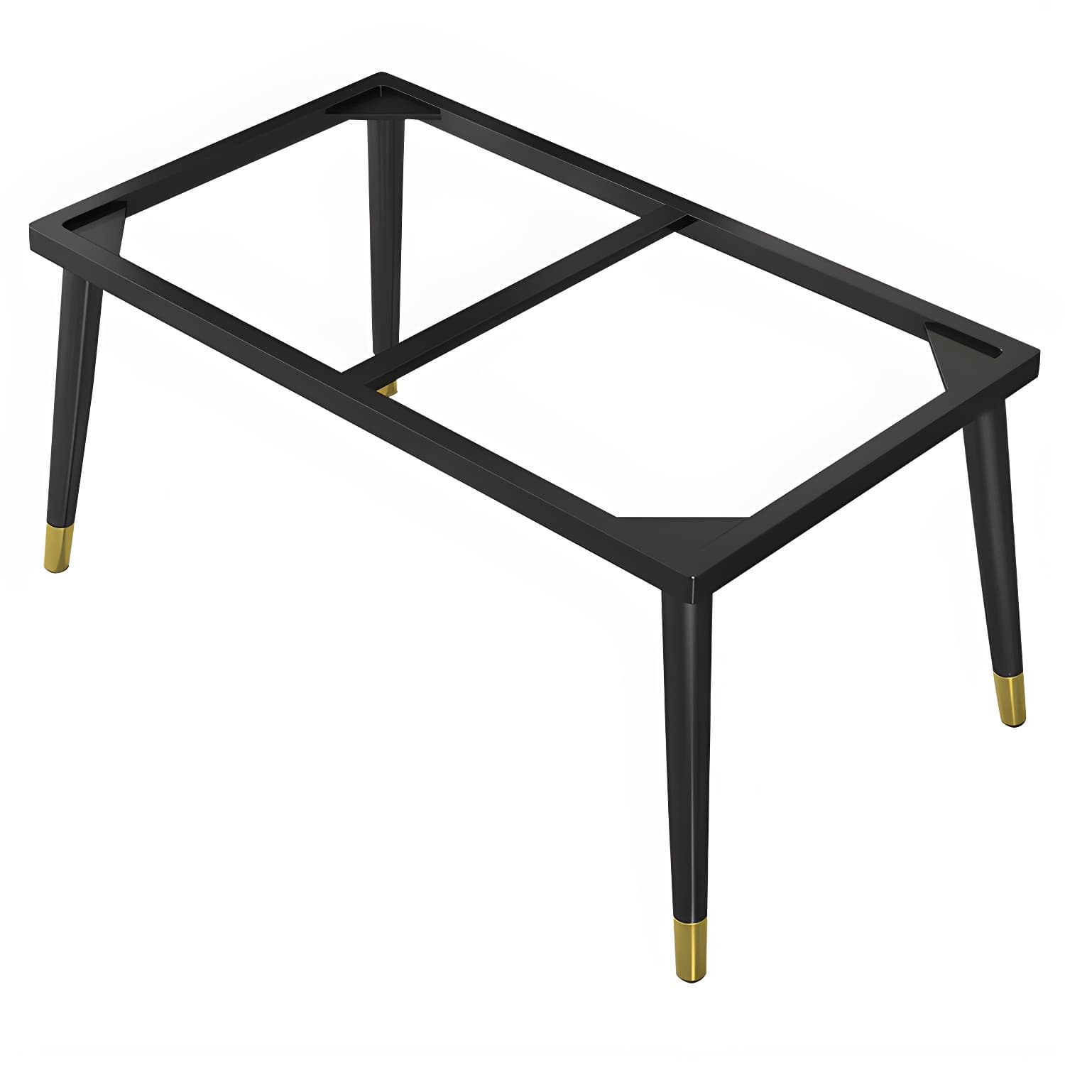 Industrial Standard Rectangle Shape Dining Table Sintered Stone Top Dining Table for Kitchen thumbnail 9