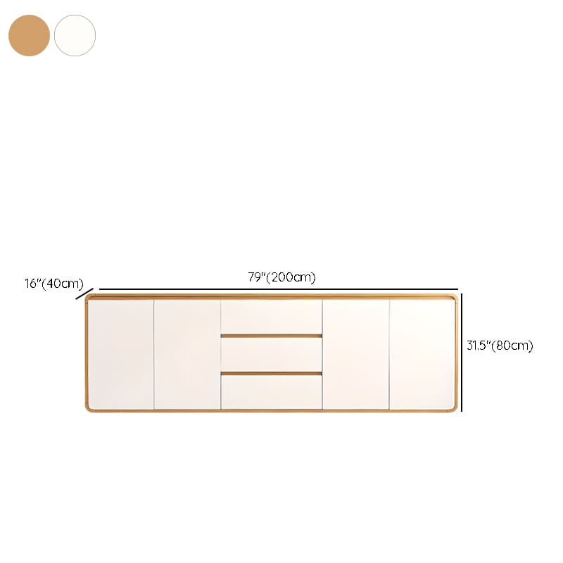 Narrow/Standard/Wide Lumber 2 Drawers/3 Drawers Locker Variable Shelf 4 Doors/2 Doors/3 Doors Functional Storage Cabinet Sideboard thumbnail 13