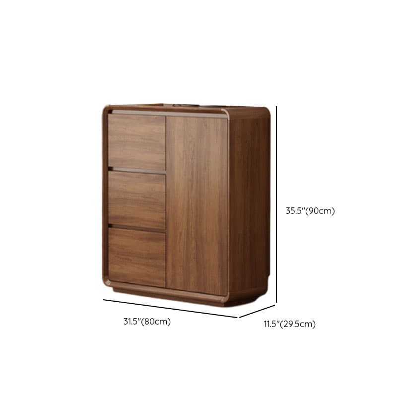 Casual Cocoa Standard/Narrow Sideboard with 3 Drawers/3 Shelves/2 Doors/3 Doors thumbnail 24