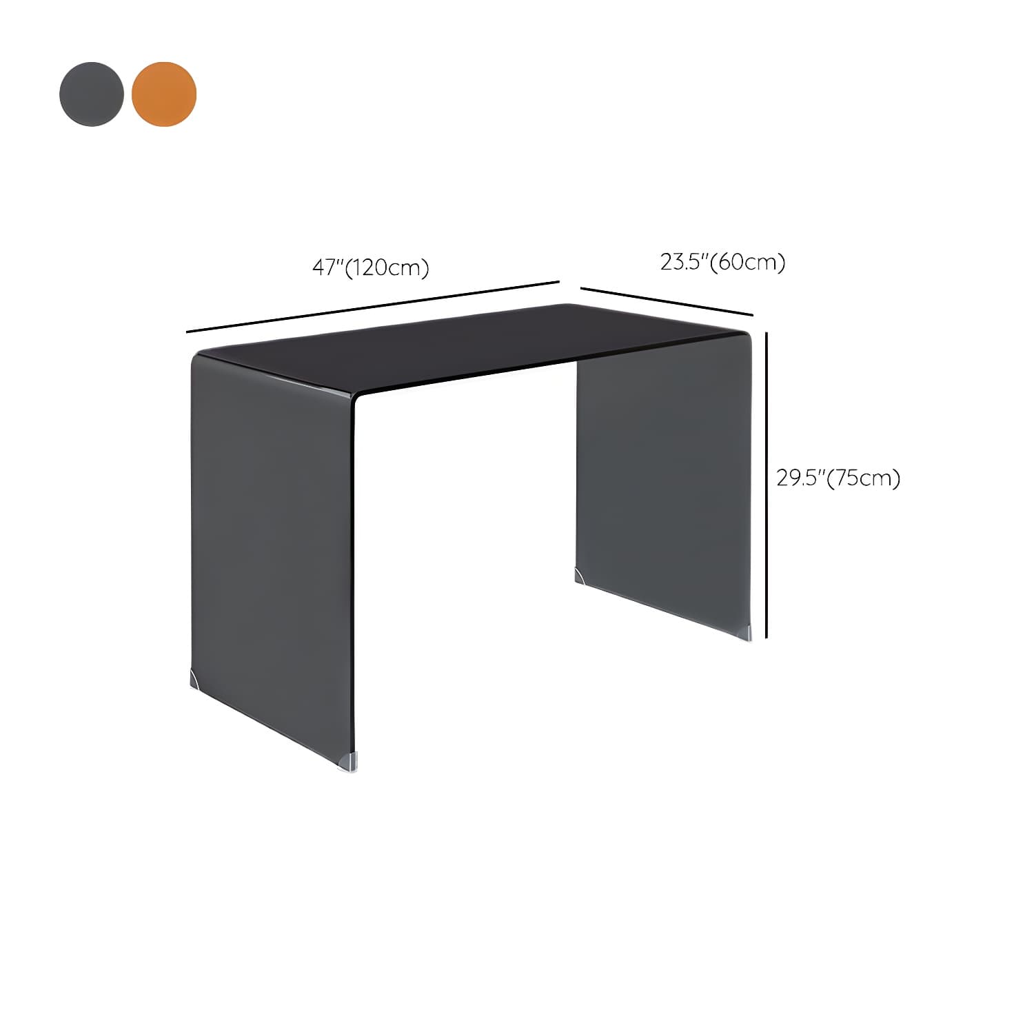 Contemporary Make-up Vanity Standing Glass Bedroom Makeup Vanity Set thumbnail 27