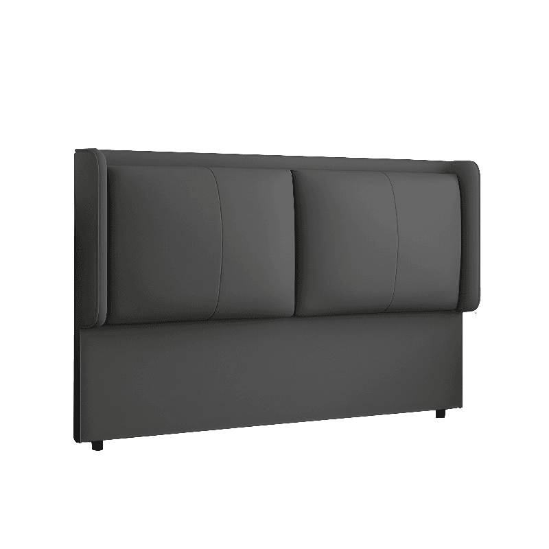 Simplistic Panel Headboard in Pine Wood with No Distressing, Rectangular Shape for King/Full/Queen Bed, Featuring Sponge Upholstery Fill and Standard Height thumbnail 8