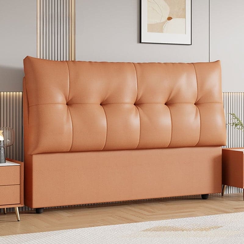 Trendy Panel Headboard with No Distressing, Piled Tufted Rectangle for Queen/Full Bed, Sponge Upholstery Fill, Standard Height thumbnail 7