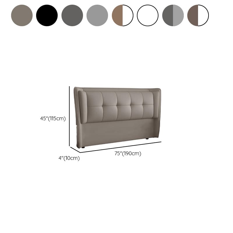 Standard（36-55“） Free-standing Standard Rectangular Full(54"W x 75"L) Stitch-tufted Wingback Headboard with Timber Frame and Sponge Filing thumbnail 15