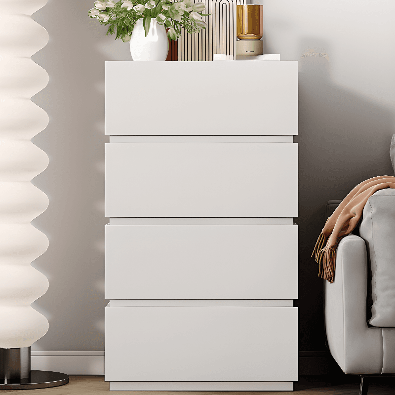 Trendy Rectangle Utility Cabinet with Manufactured Wood Countertop, Ink/White Top, and Soft Close Drawer thumbnail 4