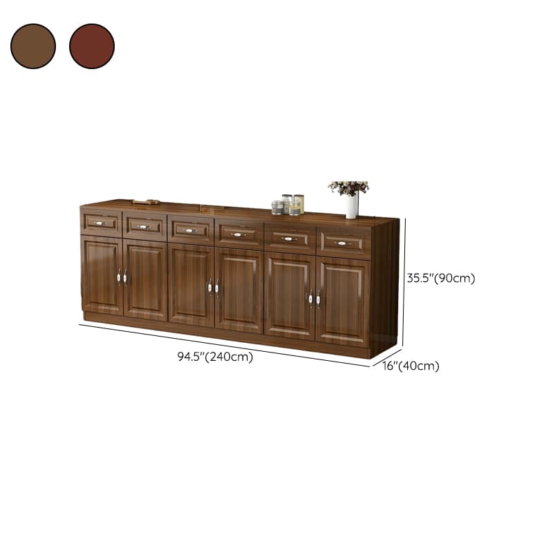 Modern Wood Cabinets Buffets & Sideboards 31.5 inches Width Non-Adjustable Drawers Included thumbnail 20