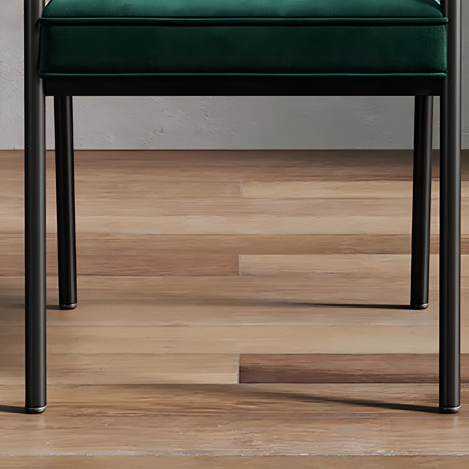 Glam Dining Chair Open Back Upholstered Dining Side Chair with Metal Legs thumbnail 30