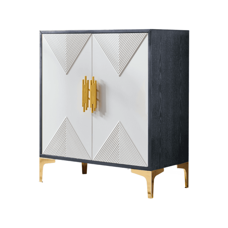 Glamorous Self-supporting Cerulean Accent Cabinet/Accent Chest for Drawing Room thumbnail 1