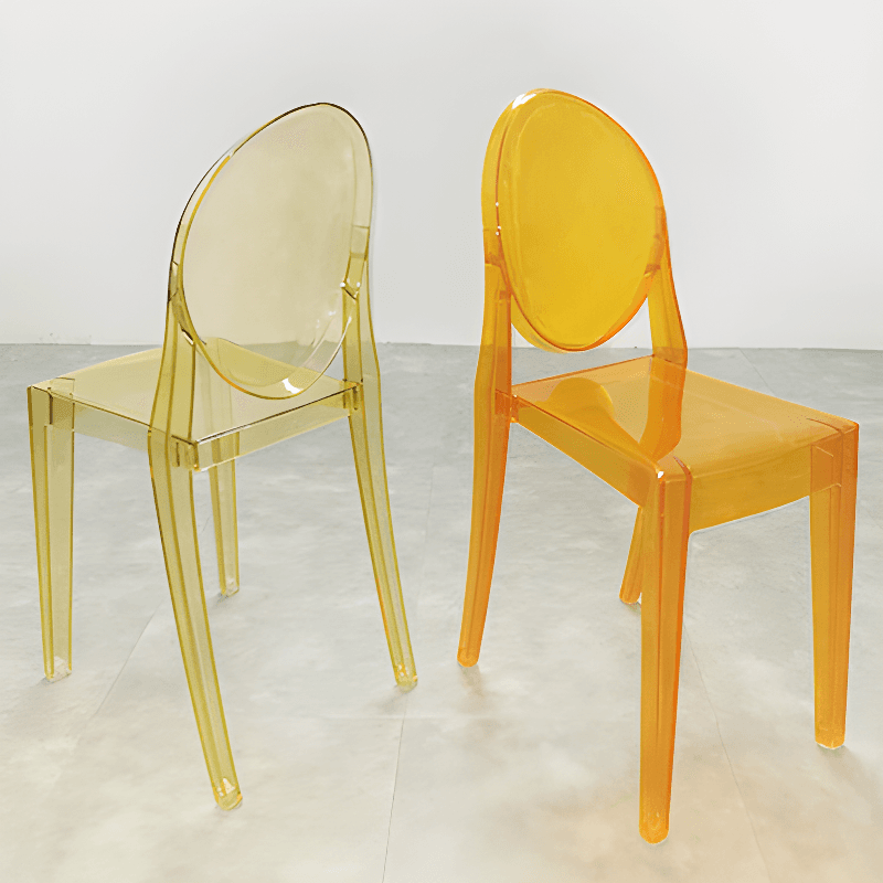 Firm Framed Armless Chair with Olive Green/Rose/Citrus Colored Legs thumbnail 20