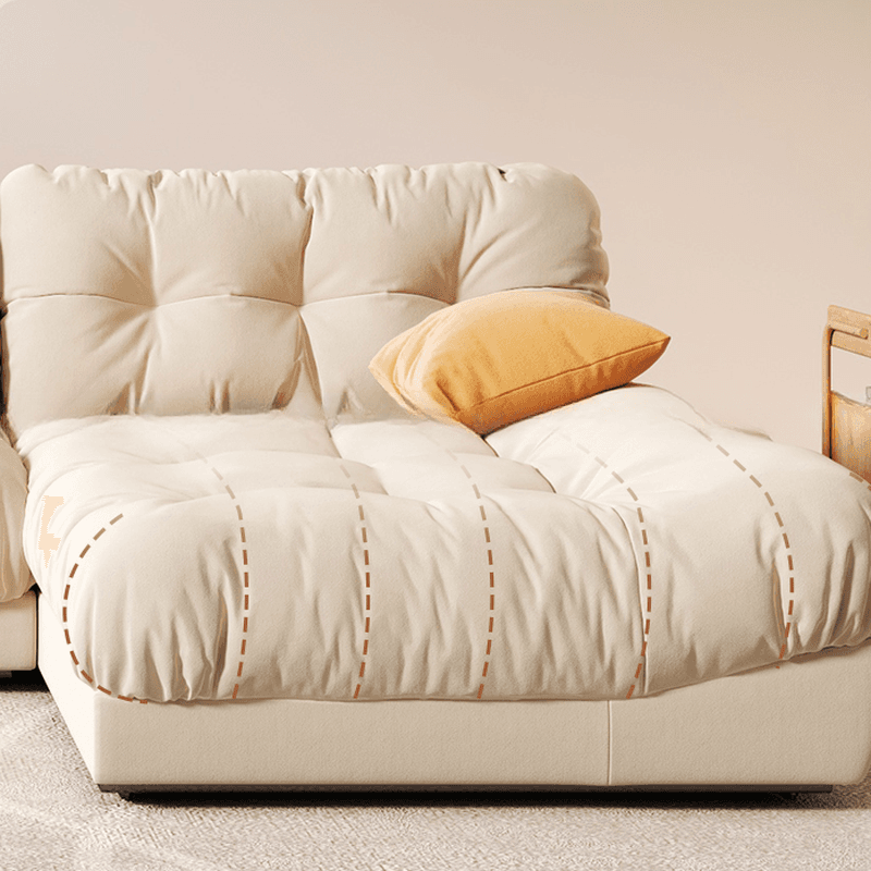L-Shape/Straight Sofa/Sofa Chaise with Right/Horizontal Orientation and Stitch-tufted Detailing thumbnail 6