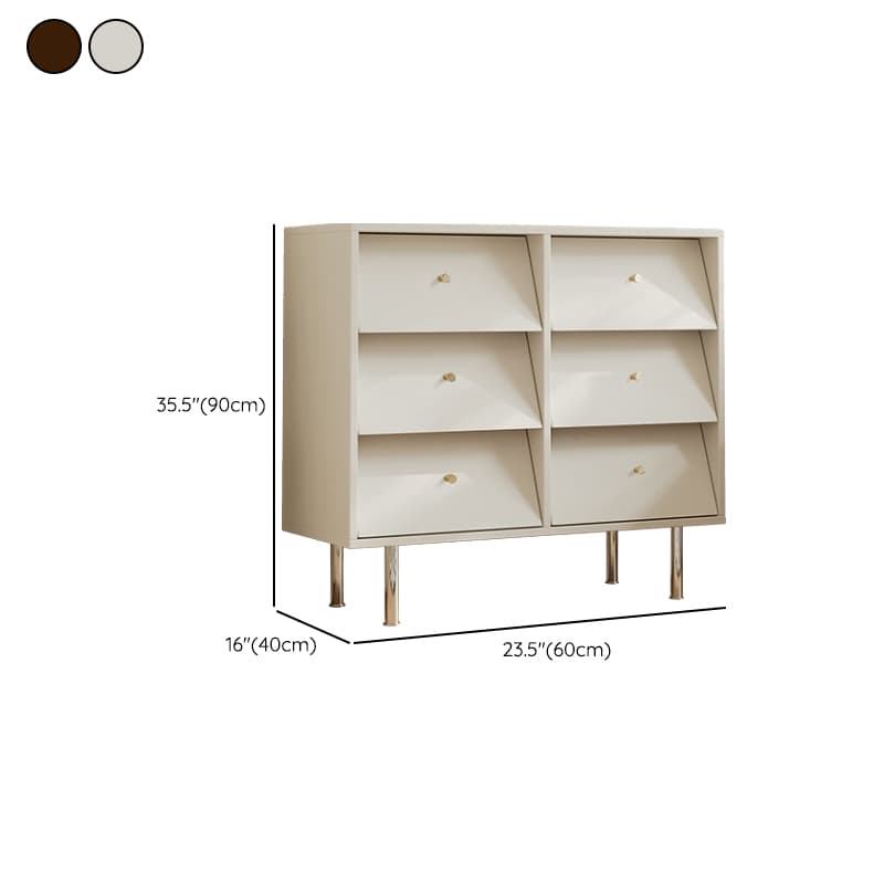 Casual Composite Wood Console Dresser with 6/9 Drawers in Vertical/Horizontal Orientation thumbnail 19