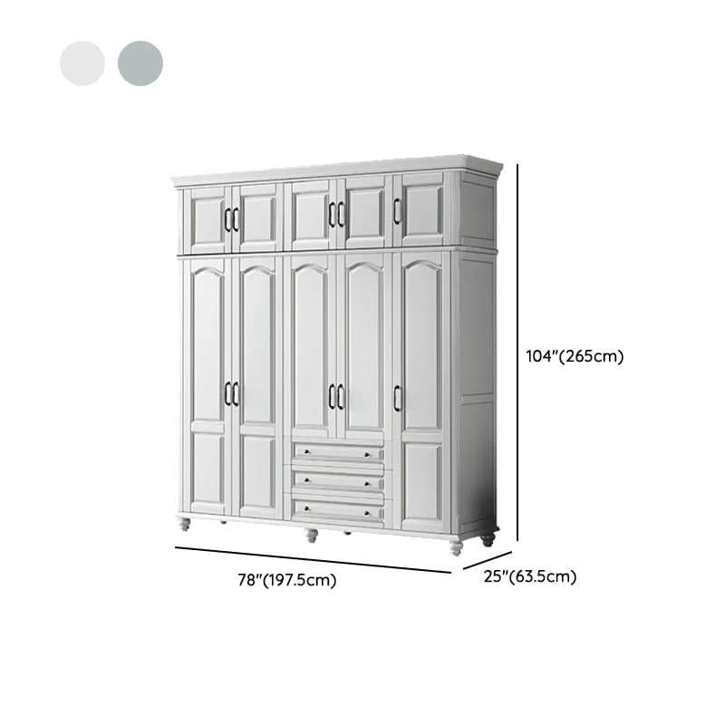 Standalone Wood Armoire Cabinet with Hinged Soft Close Door, Soft Close Drawer & Interior Shelves thumbnail 27