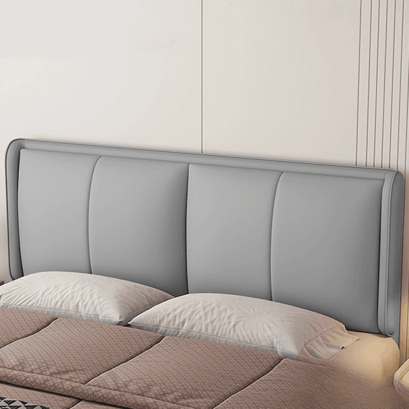 Simplistic Panel Headboard in Pine Wood with No Distressing, Rectangular Shape for King/Full/Queen Bed, Featuring Sponge Upholstery Fill and Standard Height thumbnail 7