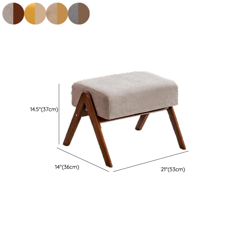 Modern Simple Style Wood Rocking Chair Couch with Cushioned Upholstery & Track Arm thumbnail 15