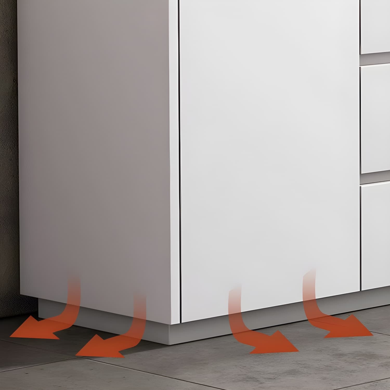 Modern Stone TV Stand with 6 Drawers and 2 Cabinets - Sleek and Stylish Design thumbnail 11