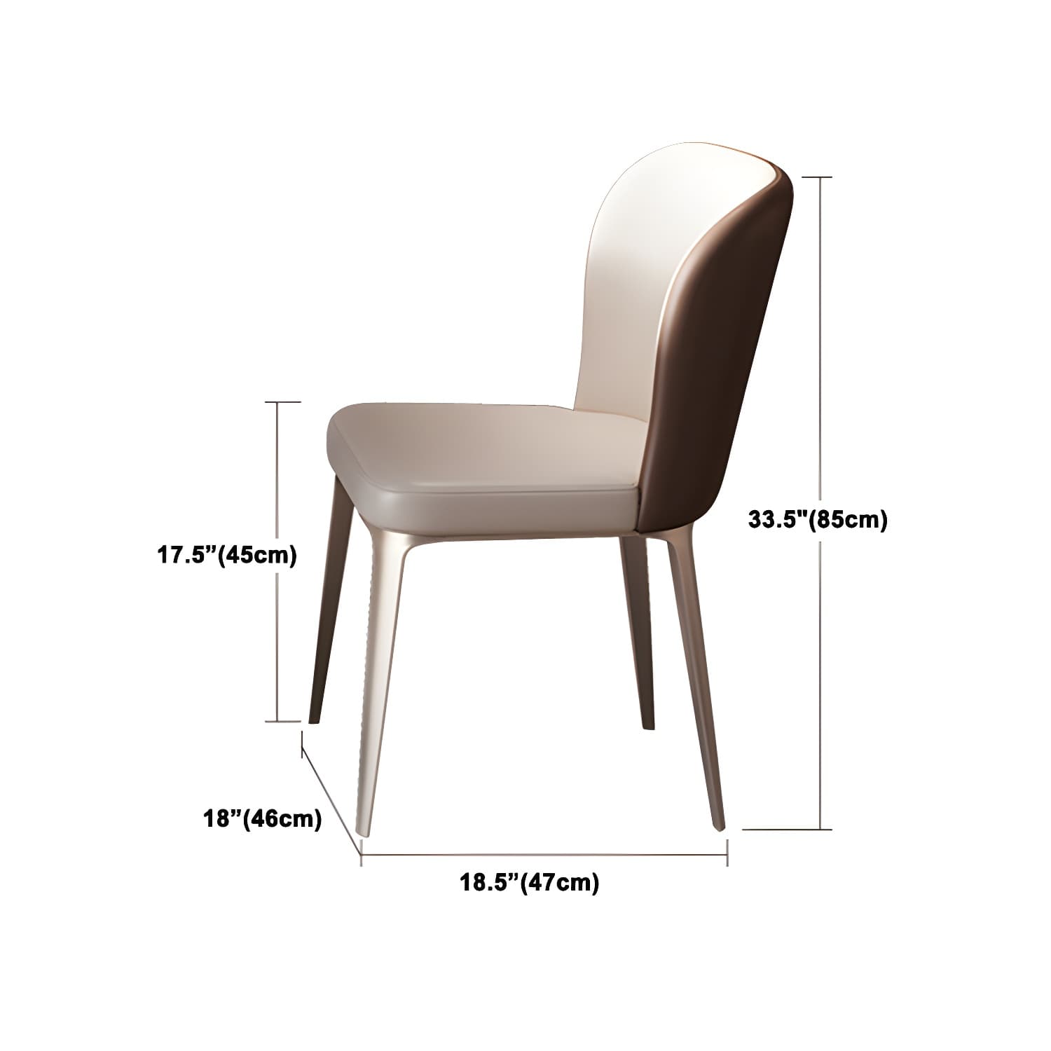 Modern Sintered Stone Top Dining Set Rectangle 1/2/5/7 Pieces Dinette Table Set in Gold thumbnail 10