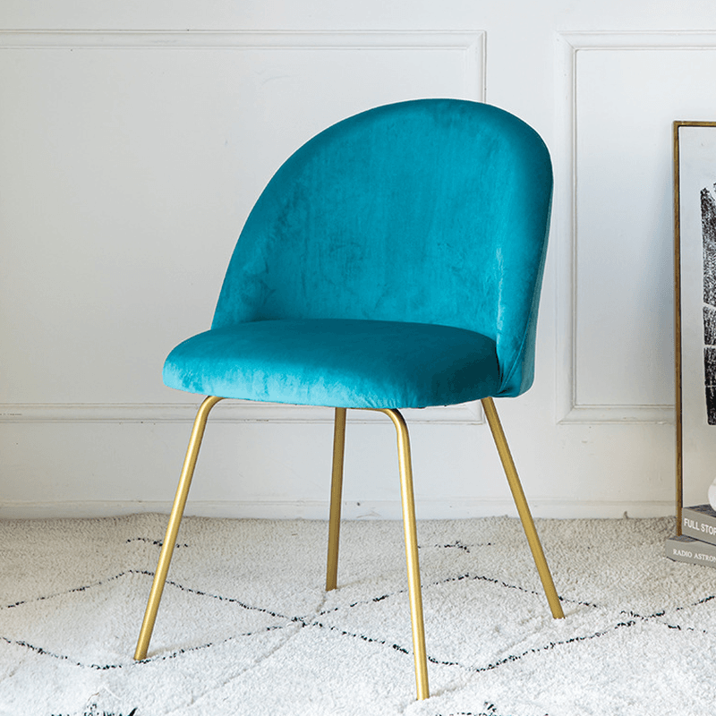 Unwavering Textile Upholstered Side Chair with Solid Back and Foot Pads for Dining Room in a Lavish Style thumbnail 20