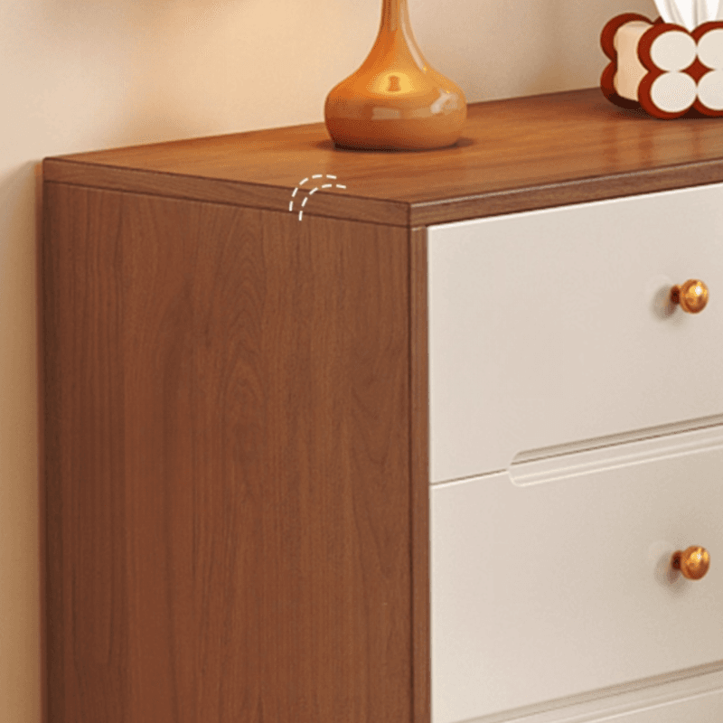 Simplistic Raw Wood Double Dresser/Bachelor Chest with 6/8/5 Drawers in Horizontal/Vertical Orientation thumbnail 11