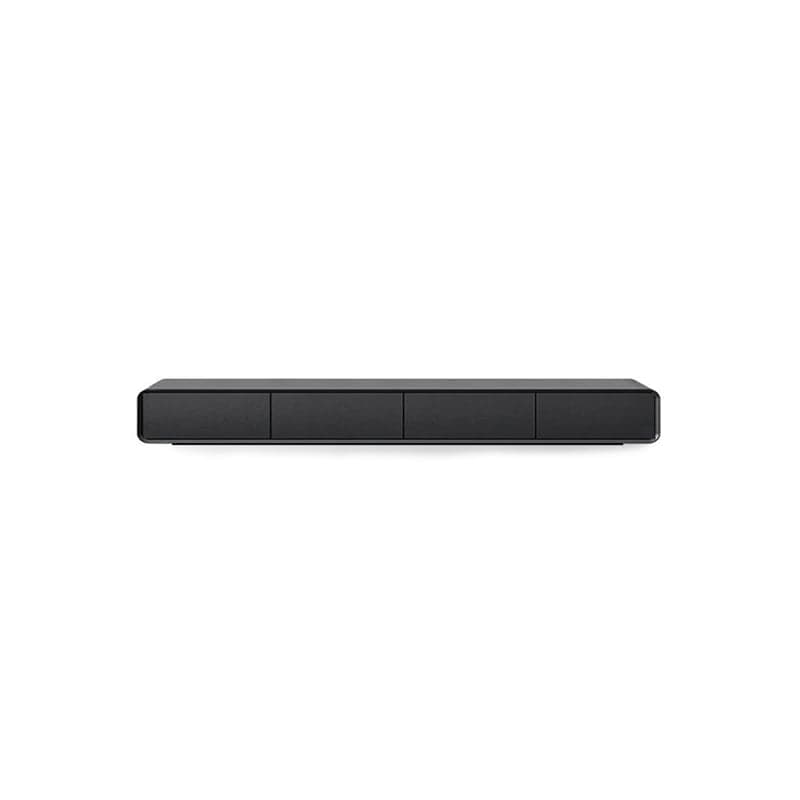 Contemporary Oblong Wood TV Stand Console with Storage Drawers thumbnail 1