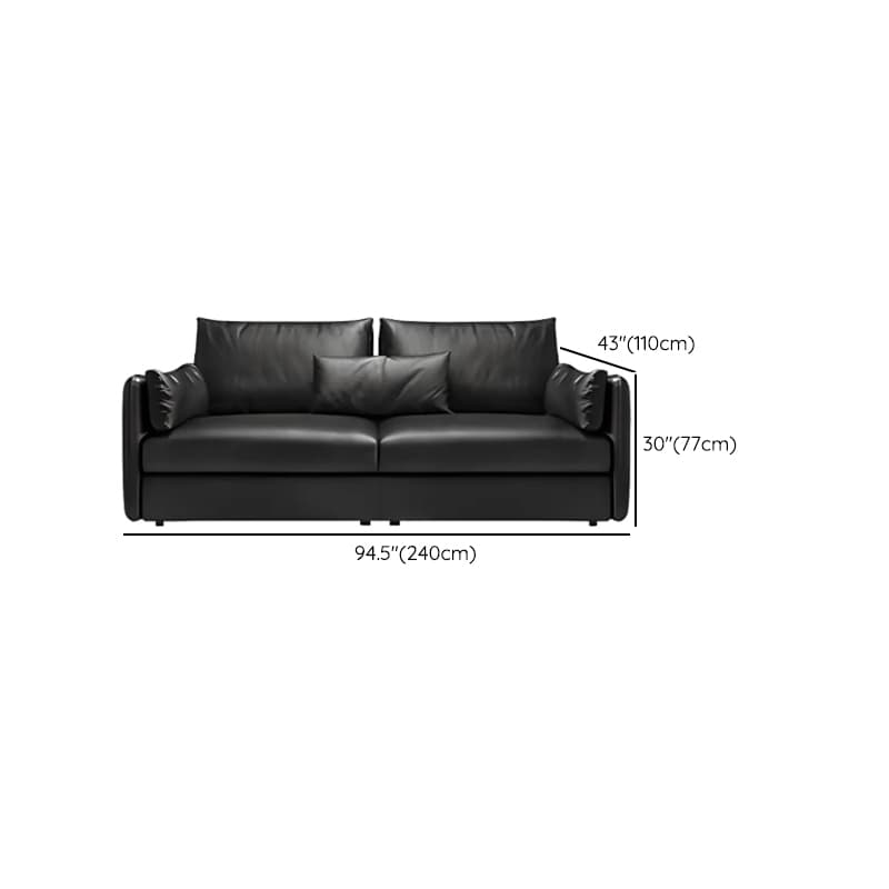 Straight/L-Shape Horizontal/Right Ink/White Sofa Couch/Sofa Recliner with Concealed Support for Drawing Room thumbnail 11