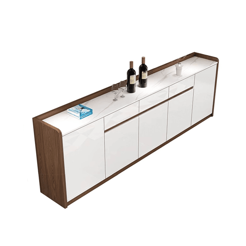 Self-supporting Sintered Stone Sideboard, Adjustable Shelf & Larder, 3 Drawers/2 Drawers, 5 Doors/4 Doors/3 Doors, Standard thumbnail 14
