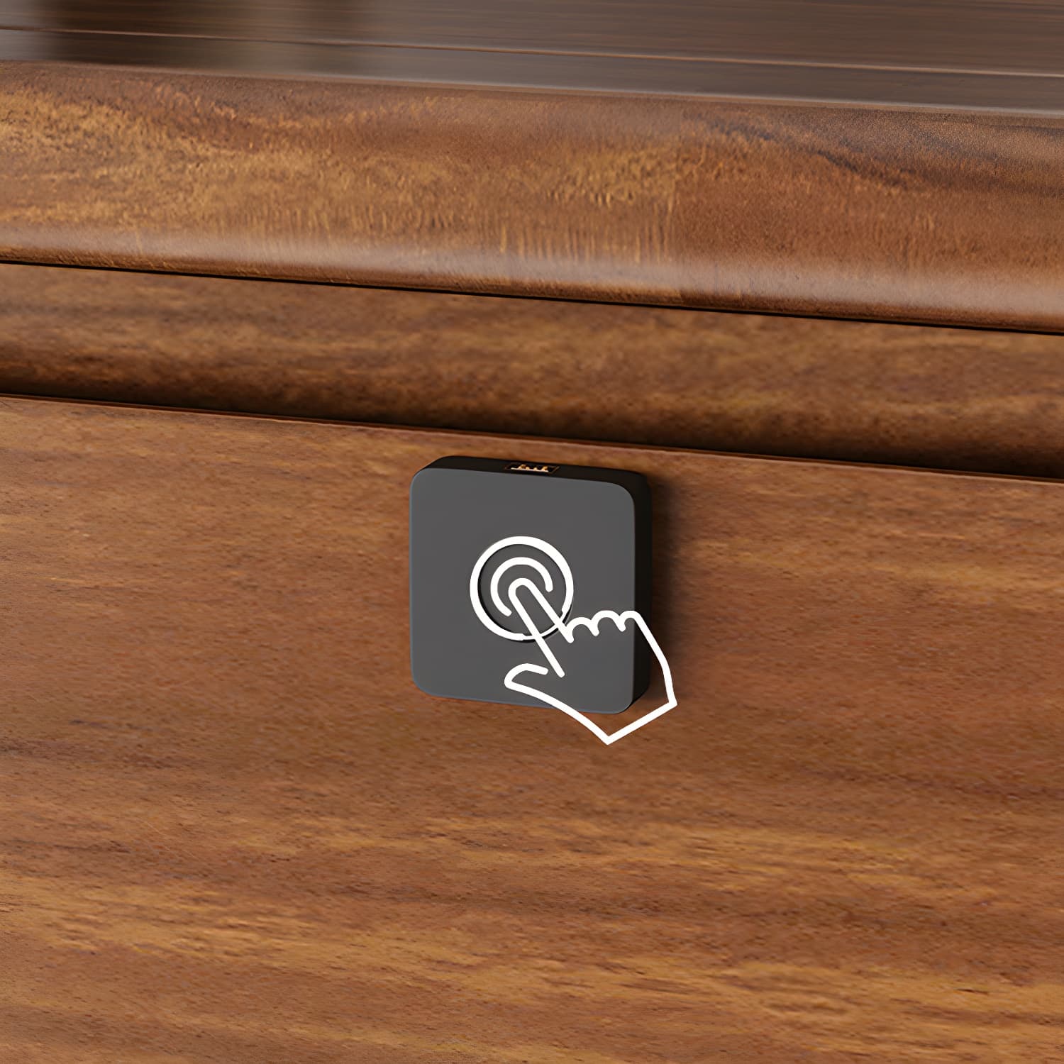 Modern Solid Wood Dresser with Narrow Profile and Drawers in Natural Finish thumbnail 10