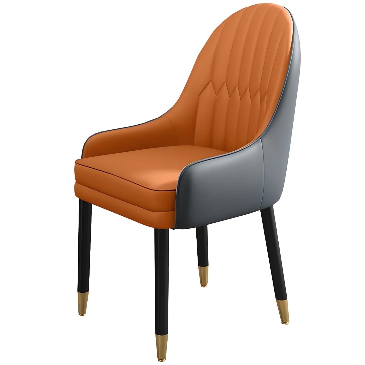 Leather Contemporary Home Side Chair Parsons Chair of 21'' Wide Chairs thumbnail 6