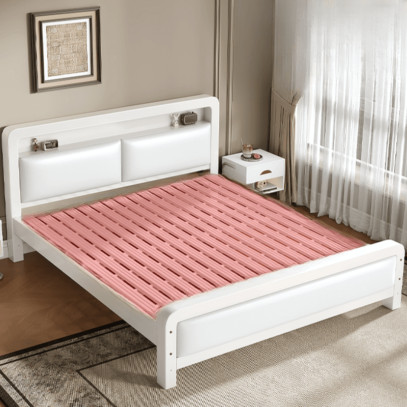 Minimalist Solid Color Iron Storage Included Bed with Leg for Living Room thumbnail 10