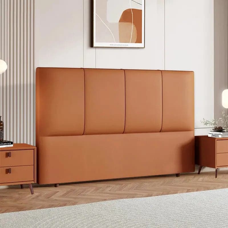 Modish Panel Headboard in Pine Wood with No Distressing, Rectangle Shape for King/Queen/Full Bed, Featuring Sponge Upholstery and Standard Height thumbnail 6