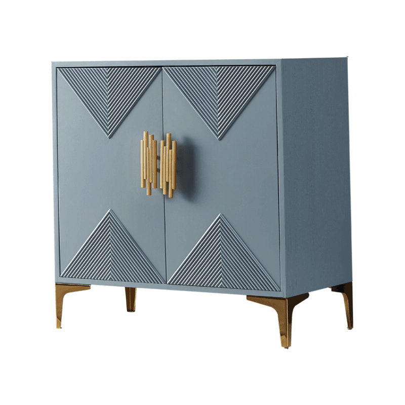 Glamorous Self-supporting Cerulean Accent Cabinet/Accent Chest for Drawing Room thumbnail 2