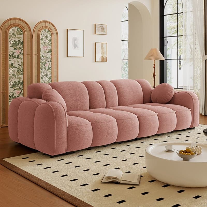 Drawing Room Standard Sofa in Midnight Black/Light Gray/Light Brown with Armrest thumbnail 7