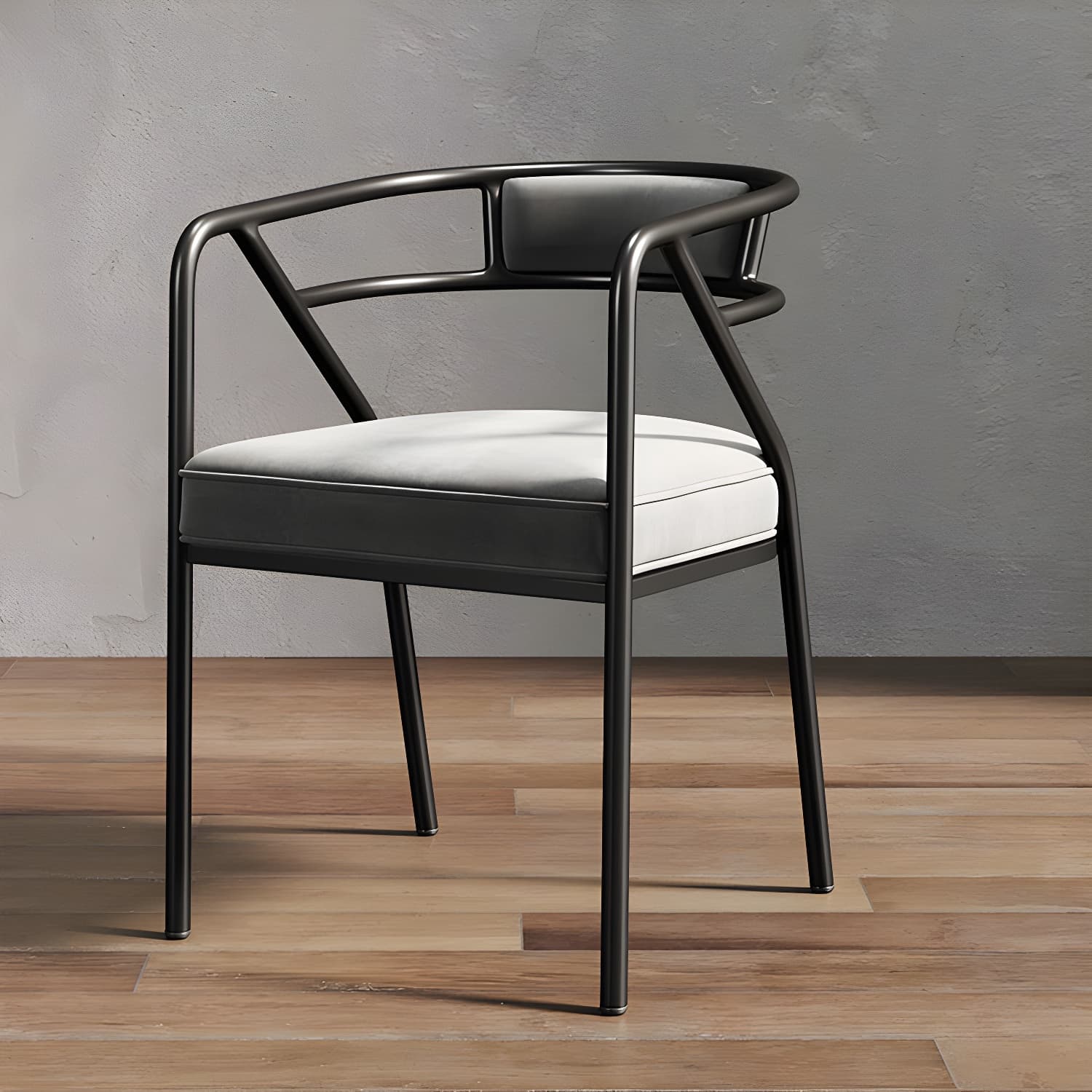 Glam Dining Chair Open Back Upholstered Dining Side Chair with Metal Legs thumbnail 33