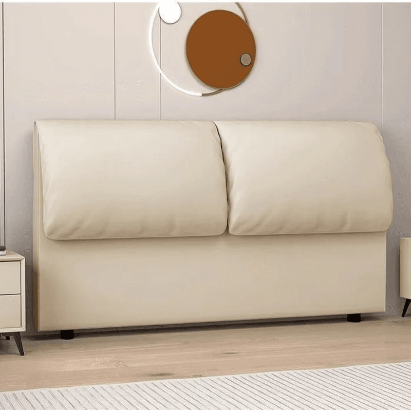 Art Deco Style Panel Headboard in Pine Wood with No Distressing, Rectangle Shape for Full/Queen/Twin XL Bed, Cotton Upholstery, Standard Height thumbnail 1