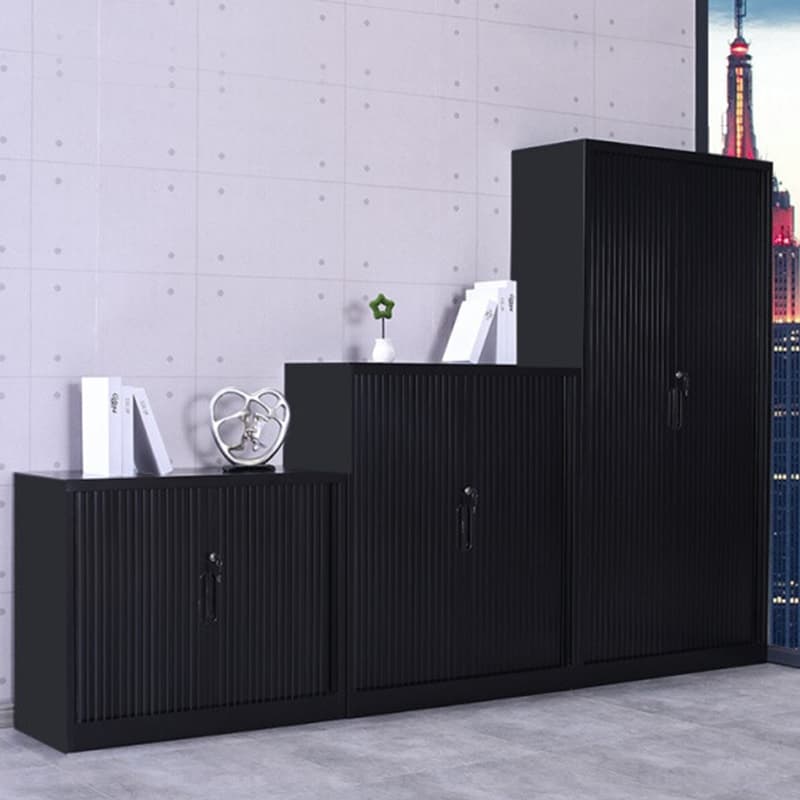 Steel Detached Rainproof Lockable Accent Cabinet with Sliding Door thumbnail 5