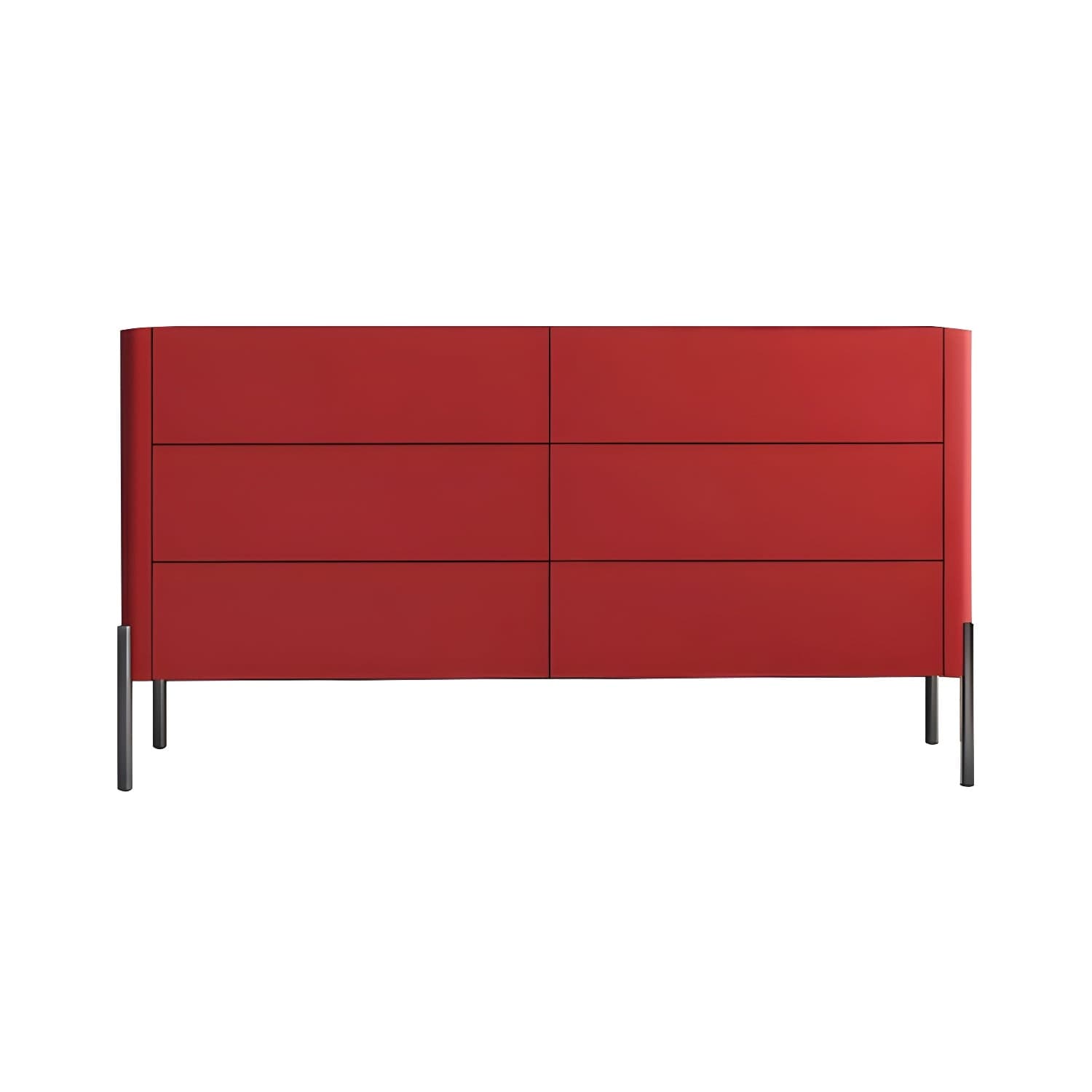 Modern Wood Dresser - Horizontal Design - Ample Drawer Space - Stylish Bedroom Storage thumbnail 6