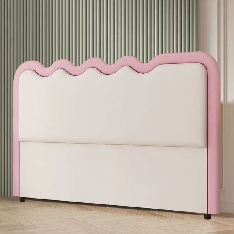 Modish Style Panel Headboard with No Distressing in Timber for King/Queen/Full Bed, Featuring Sponge Upholstery Fill, Free-standing Installation, and Standard Height thumbnail 7
